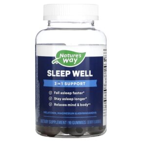 Thực phẩm chức năng Nature's Way Sleep Well Berry 90 Gummies 033674139813