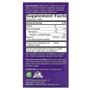 Thực phẩm bổ sung Nature's Way Smart Q10 Orange 100 mg 30 Chewable Tablets 763948061136