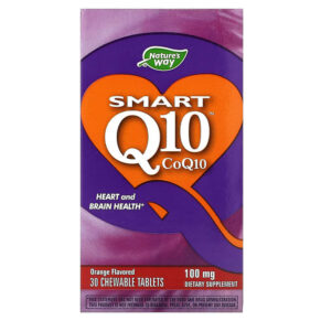 Thực phẩm chức năng Nature's Way Smart Q10 Orange 100 mg 30 Chewable Tablets 763948061136