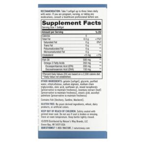 Thực phẩm bổ sung Nature's Way Super Fisol Fish Oil 180 Softgels 033674155189