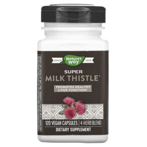 Thực phẩm chức năng Nature's Way Super Milk Thistle 120 Vegan Capsules 763948081028