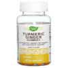 Thực phẩm chức năng Nature's Way Turmeric Ginger Gummies Mango 130 mg 60 Gummies 033674137512