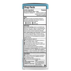 Thực phẩm bổ sung Nature's Way Umcka ColdCare Kids For Ages 6 & Up Cherry 4 fl oz (120 ml) 033674601655