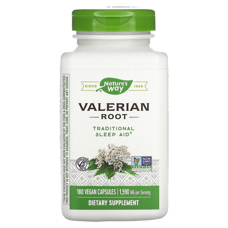Nature's Way Valerian Root 530 mg 180 Vegan Capsules 8 Thực phẩm chức năng Nature's Way Valerian Root 530 mg 180 Vegan Capsules 033674177082