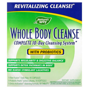 Thực phẩm chức năng Nature's Way Whole Body Cleanse Complete 10-Day Cleansing System 3 Part Program 763948084500