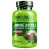 Thực phẩm chức năng NATURELO Immune Support with Elderberry Vitamin C & Zinc plus Echinacea 60 Vegetarian Capsules 628110628565