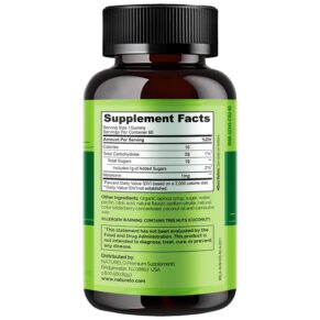 Thực phẩm bổ sung NATURELO Melatonin Gummies For Kids Strawberry 60 Vegetarian Gummies 628110628633