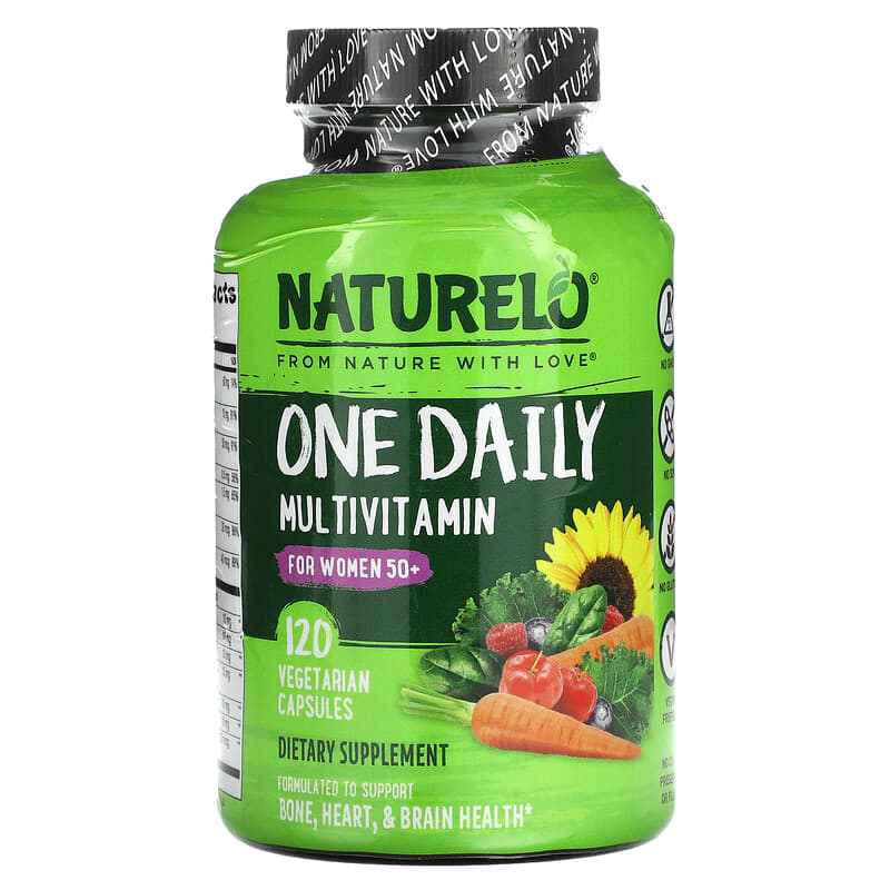 NATURELO One Daily Multivitamin For Women 50+ 120 Vegetarian Capsules 8 Thực phẩm chức năng NATURELO One Daily Multivitamin For Women 50+ 120 Vegetarian Capsules 628110628947