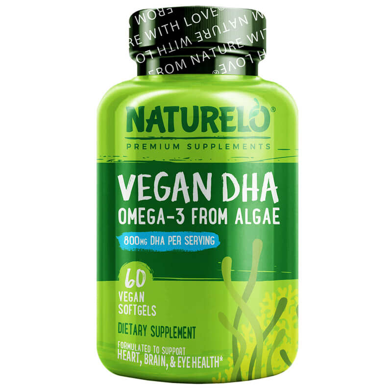 NATURELO Vegan DHA Omega-3 from Algae 400 mg 60 Vegan Softgels 8 Thực phẩm chức năng NATURELO Vegan DHA Omega-3 from Algae 400 mg 60 Vegan Softgels 628110628459