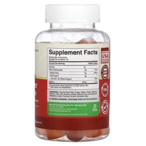 Thực phẩm bổ sung Natures Craft Adult Fiber Gummies Orange and Mixed Berries 60 Gummies 793611599734