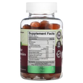 Thực phẩm bổ sung Natures Craft Apple Cider Vinegar Gummies with the Mother 60 Gummies 793611598904
