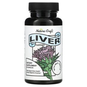 Thực phẩm chức năng Natures Craft Liver Support 60 Capsules 806808279163