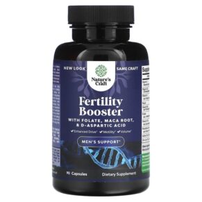 Thực phẩm chức năng Natures Craft Men's Support Fertility Booster 90 Capsules 850034386195