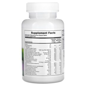 Thực phẩm bổ sung NaturesPlus Animal Parade Children's Chewable Multivitamin Supplement Grape 180 Animal-Shaped Tablets 097467299863