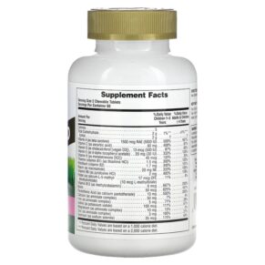 Thực phẩm bổ sung NaturesPlus Animal Parade Gold Children's Chewable Multivitamin Supplement Watermelon 120 Animal-Shaped Tablets 097467299382