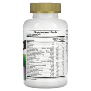Thực phẩm bổ sung NaturesPlus Animal Parade Gold Children's Multivitamin Chewable Supplement Grape 120 Animal-Shaped Tablets 097467299344