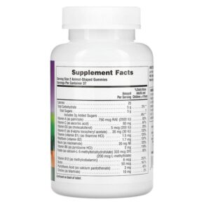 Thực phẩm bổ sung NaturesPlus Animal Parade Gummies Children's Multivitamin Assorted Flavors 75 Animal-Shaped Gummies 097467299610