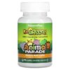 Thực phẩm chức năng NaturesPlus Animal Parade Kid Greenz Children's Chewable Green Food Supplement Tropical Fruit 90 Animal-Shaped Tablets 097467299689