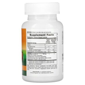 Thực phẩm bổ sung NaturesPlus Animal Parade Kid Zinc Lozenges Tangerine 90 Animal-Shaped Lozenges 097467299641