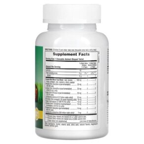 Thực phẩm bổ sung NaturesPlus Animal Parade Tummy Zyme Tropical Fruit 90 Animal-Shaped Tablets 097467299474