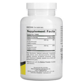 Thực phẩm bổ sung NaturesPlus Cal/Mag 500 mg/250 mg 180 Tablets 097467033641