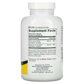 Thực phẩm bổ sung NaturesPlus Cal/ Mag Caps 180 Capsules 097467336438