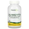 Thực phẩm chức năng NaturesPlus Cal/Mag/Vit D3 with Vitamin K2 180 Tablets 097467336476