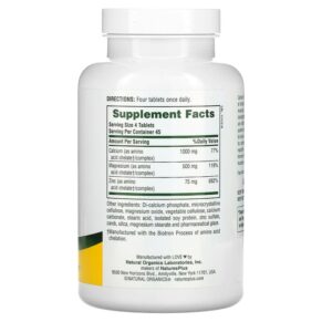 Thực phẩm bổ sung NaturesPlus Cal/Mag Zinc 180 Tablets 097467033665
