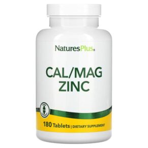 Thực phẩm chức năng NaturesPlus Cal/Mag Zinc 180 Tablets 097467033665