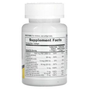 Thực phẩm bổ sung NaturesPlus Children's Vita-Gels Multivitamin Natural Orange 90 Softgels 097467029989