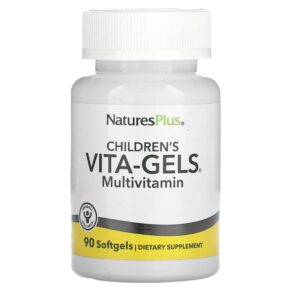 Thực phẩm chức năng NaturesPlus Children's Vita-Gels Multivitamin Natural Orange 90 Softgels 097467029989