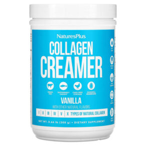Thực phẩm chức năng NaturesPlus Collagen Creamer Vanilla 0.66 lb (300 g) 097467459687