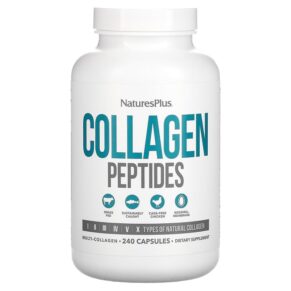 Thực phẩm chức năng NaturesPlus Collagen Peptides 240 Capsules 097467459724