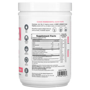 NaturesPlus Collagen Peptides Berry Lemonade 0.8 lbs (364 g) 3 Thực phẩm bổ sung NaturesPlus Collagen Peptides Berry Lemonade 0.8 lbs (364 g) 097467459694