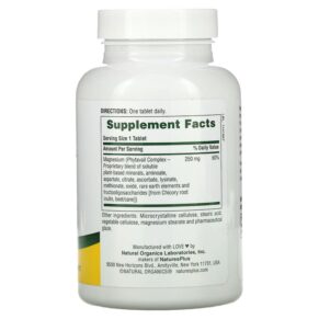 Thực phẩm bổ sung NaturesPlus Dyno-Mins Magnesium 250 mg 90 Tablets 097467366619