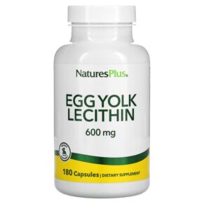 Thực phẩm chức năng NaturesPlus Egg Yolk Lecithin 300 mg 180 Capsules 097467041738