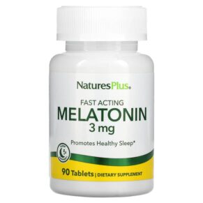 Thực phẩm chức năng NaturesPlus Fast Acting Melatonin 3 mg 90 Tablets 097467476257