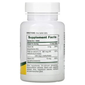 NaturesPlus Folic Acid Hearts 90 Tablets 3 Thực phẩm bổ sung NaturesPlus Folic Acid Hearts 90 Tablets 097467017917