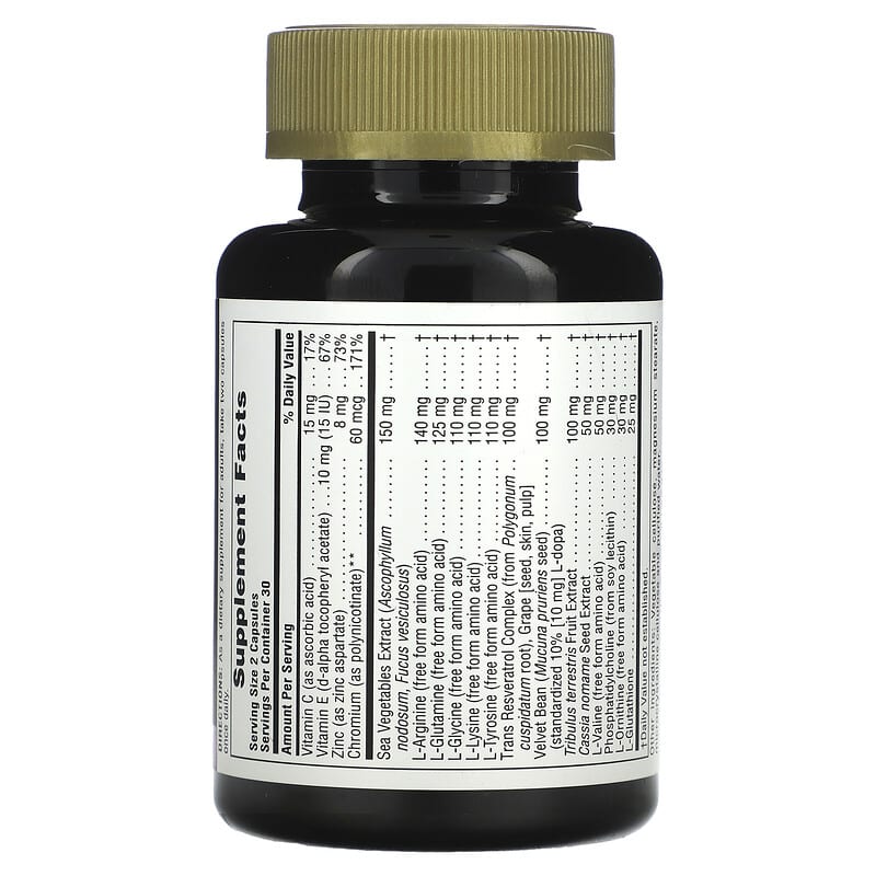 NaturesPlus GH Male Human Growth Hormone Support for Men 60 Vegetarian Capsules 2 Thực phẩm bổ sung NaturesPlus GH Male Human Growth Hormone Support for Men 60 Vegetarian Capsules 097467487185