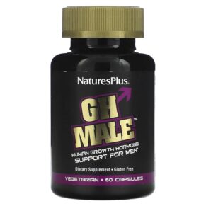 Thực phẩm chức năng NaturesPlus GH Male Human Growth Hormone Support for Men 60 Vegetarian Capsules 097467487185