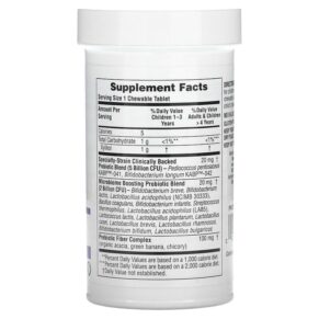 Thực phẩm bổ sung NaturesPlus GI Natural Probiotic Kids Delicious Mixed Berry 7 Billion CFU 30 Chewables 097467439085