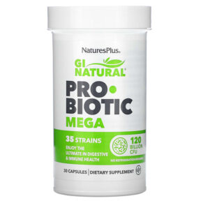 Thực phẩm chức năng NaturesPlus GI Natural Probiotic Mega 120 Billion CFU 30 Capsules 097467439023