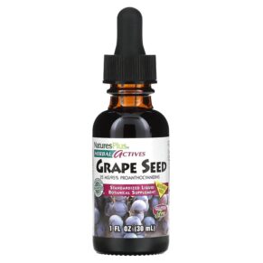 Thực phẩm chức năng NaturesPlus Herbal Actives Grape Seed Alcohol Free 25 mg 1 fl oz (30 ml) 097467078321
