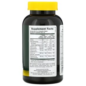 Thực phẩm bổ sung NaturesPlus High Potency Cal/Mag/Vit D3 Vanilla Flavored 60 Chewables 097467336490
