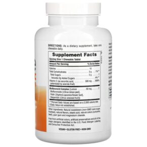 Thực phẩm bổ sung NaturesPlus Immune Vitamin C Citrus 500 mg 100 Chewables 097467410060