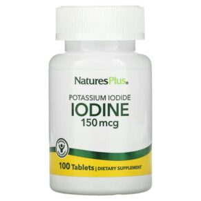Thực phẩm chức năng NaturesPlus Iodine Potassium Iodide 150 mcg 100 Tablets 097467033719