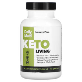 Thực phẩm chức năng NaturesPlus Keto Living Daily Multi 90 Capsules 097467820029