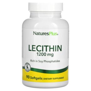 Thực phẩm chức năng NaturesPlus Lecithin 1.200 mg 90 Softgels 097467041608