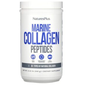 Thực phẩm chức năng NaturesPlus Marine Collagen Peptides 0.53 lb (244 g) 097467459656