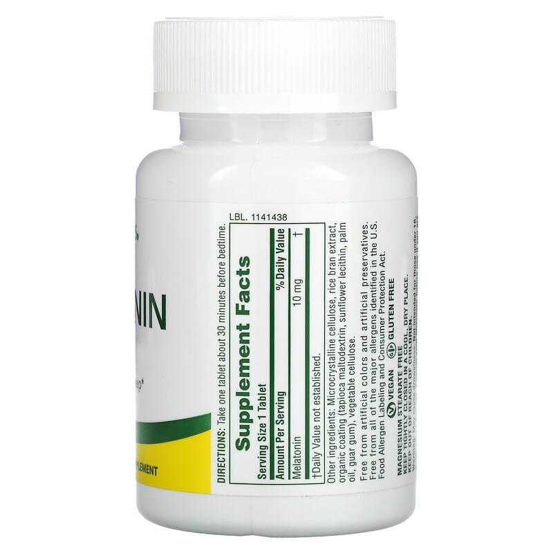 NaturesPlus Melatonin 10 mg 90 Tablets 2 Thực phẩm bổ sung NaturesPlus Melatonin 10 mg 90 Tablets 097467476271